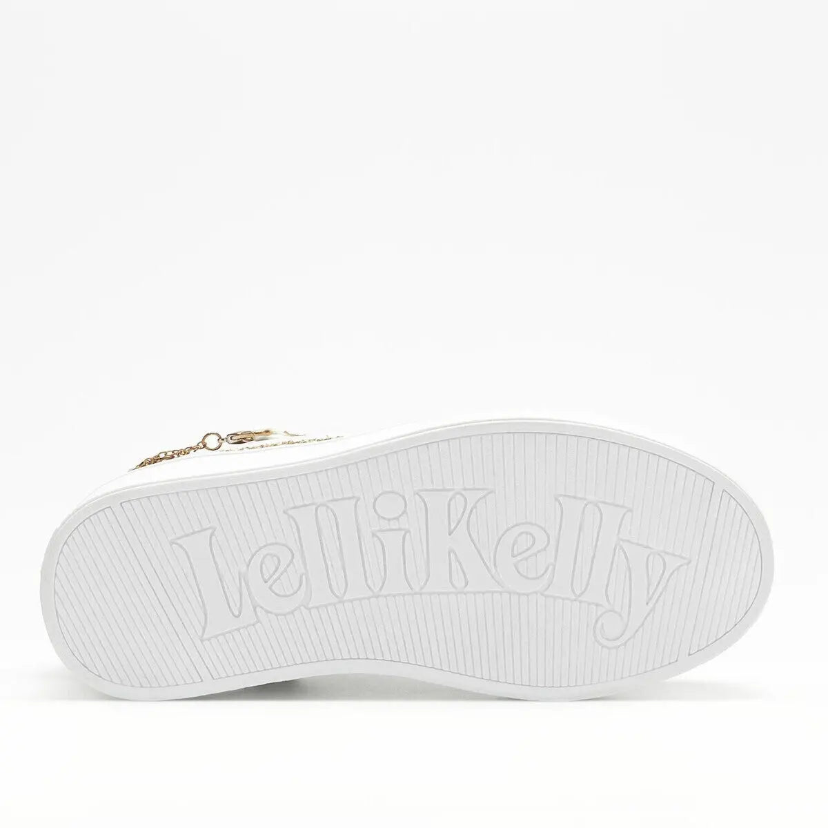 Lelli Kelly Sneaker με Χρυσά Γκλίτερ και Αλυσίδα
