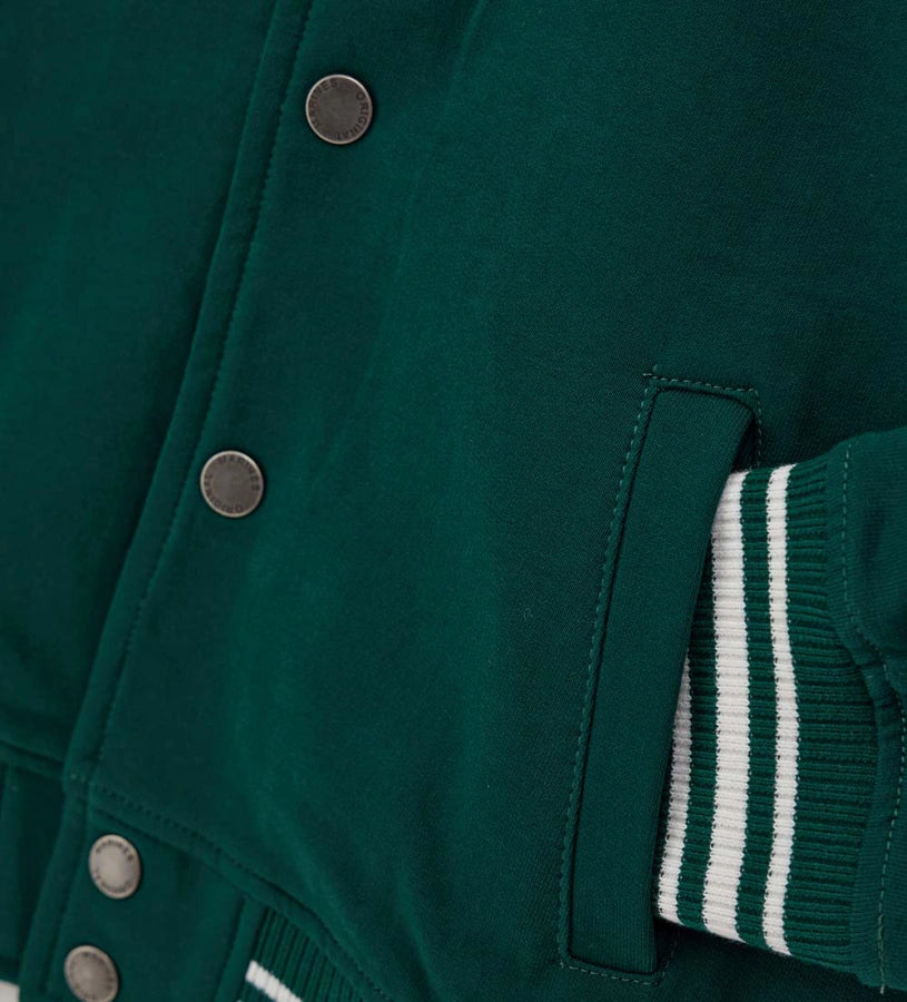 πράσινο αγορίστικο τζάκετ bomber Original Marines με γιακά και κουμπιά.