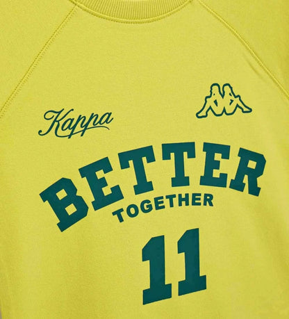 κίτρινη κοριτσίστικη μπλούζα Original Marines Kappa με στάμπα Better Together 11.