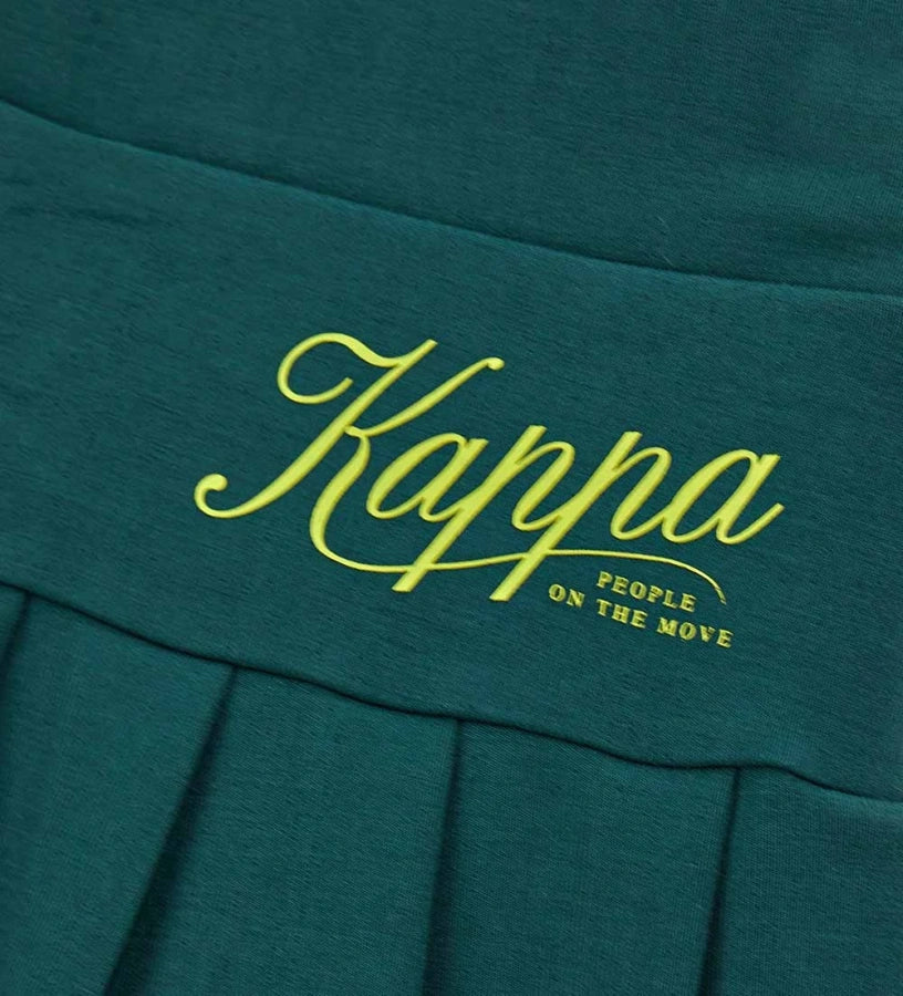 σκούρη πράσινη κοριτσίστικη πλισέ φούστα Kappa Original Marines